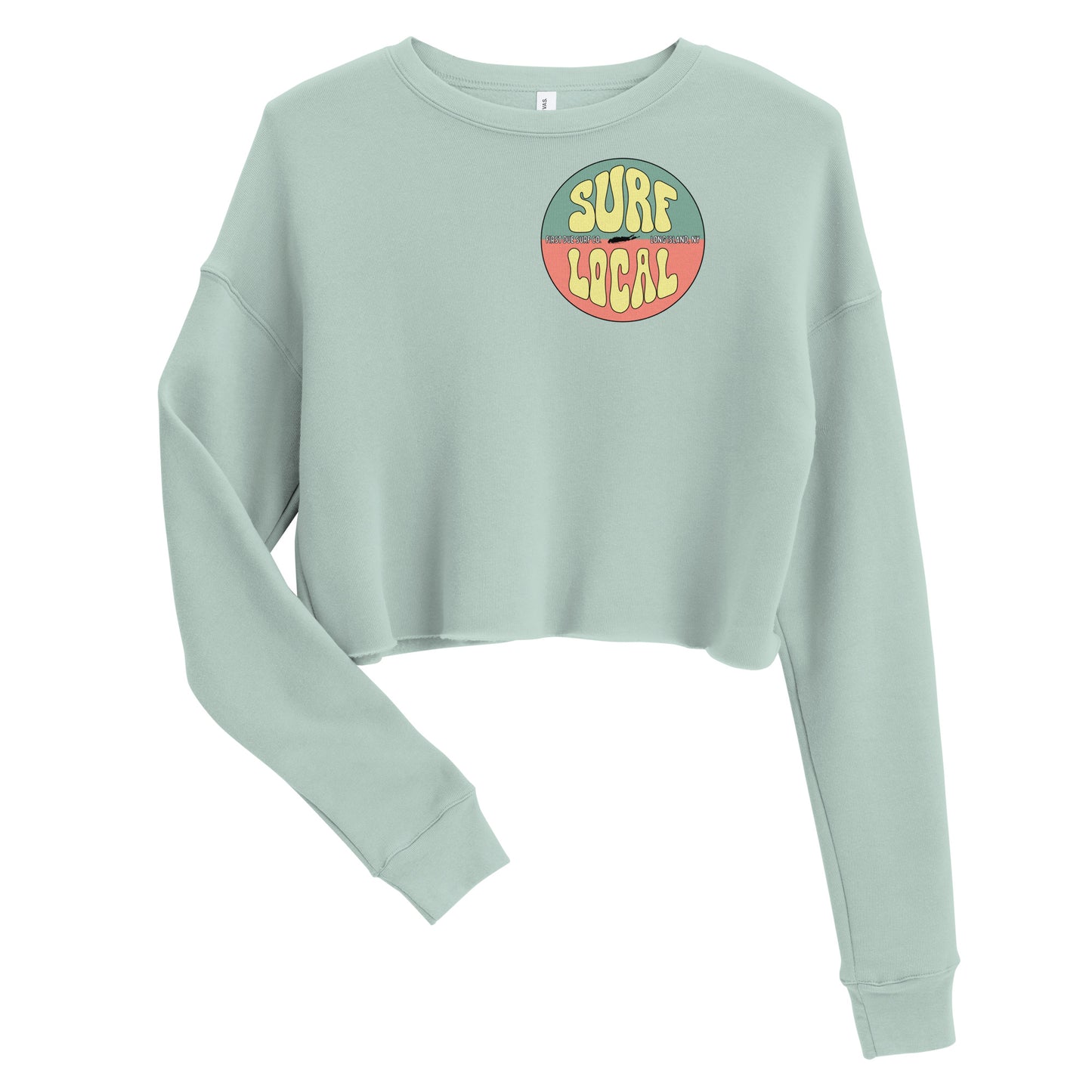 Surf Local - Crop Pullover Sweatshirt